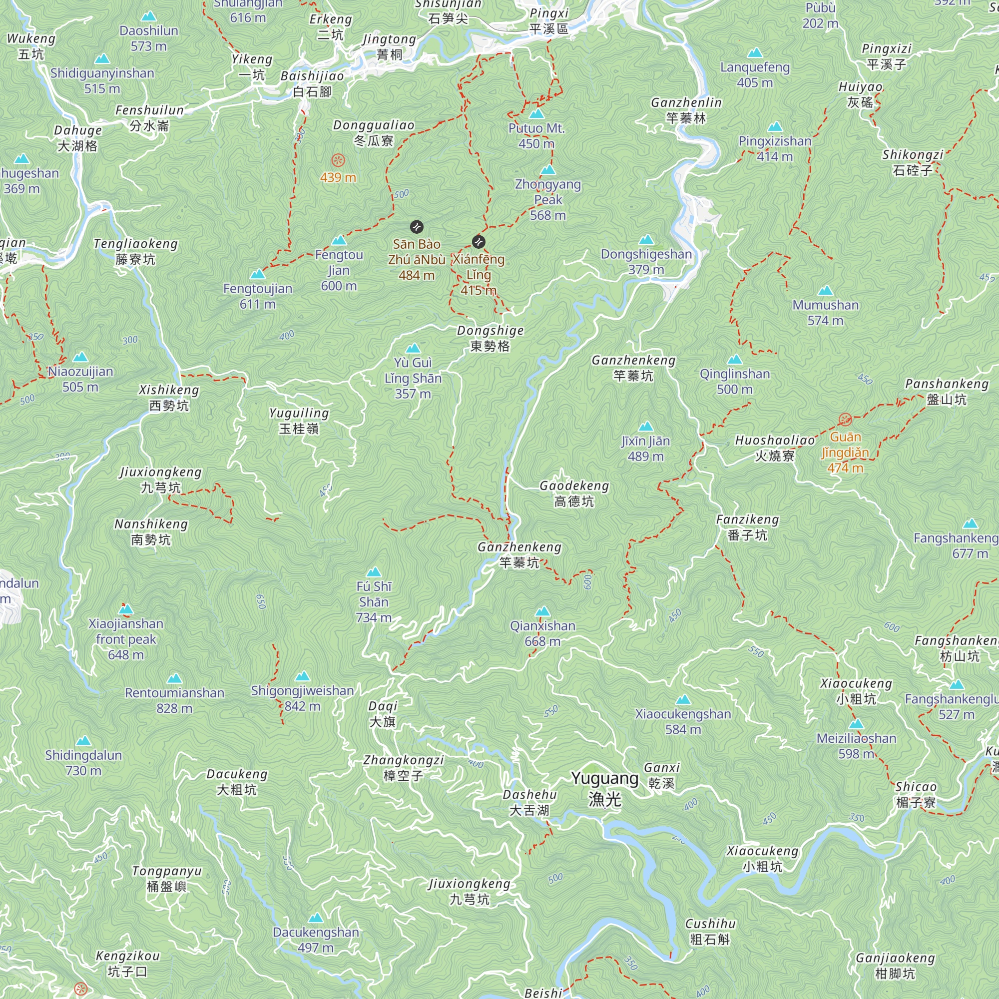 Fèiqì Gōngliáo map
