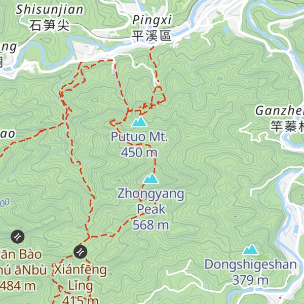 Map of Cimu Mt.