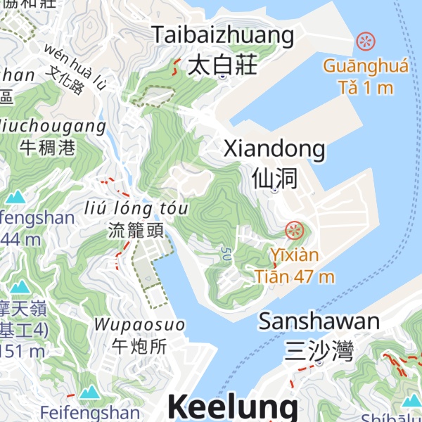 Map of Huohaoshan