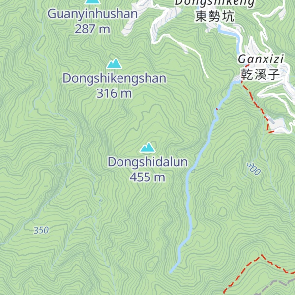 Map of Dongshidalun