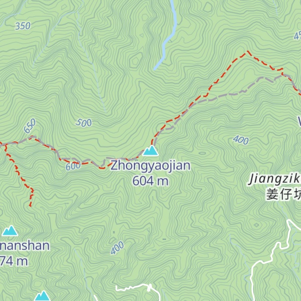 Map of Zhongyaojian