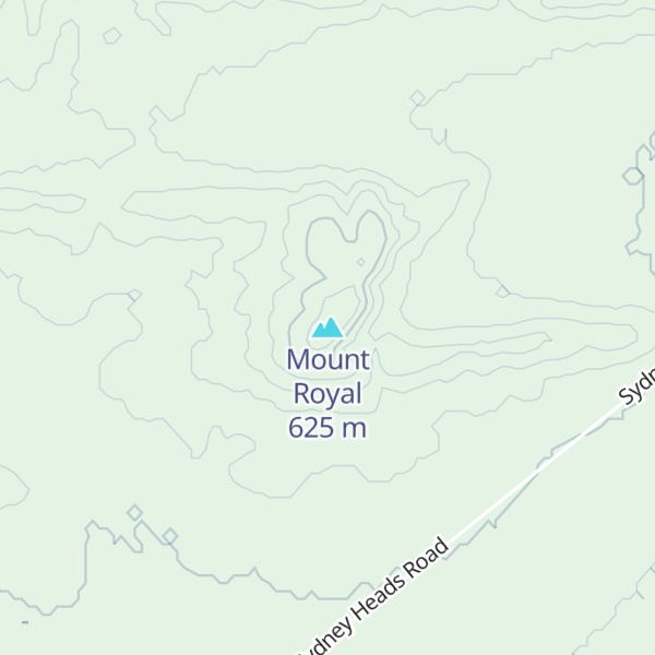 Map of Mount Royal