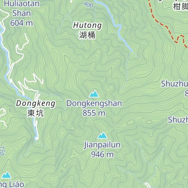 Map of Dongkengshan