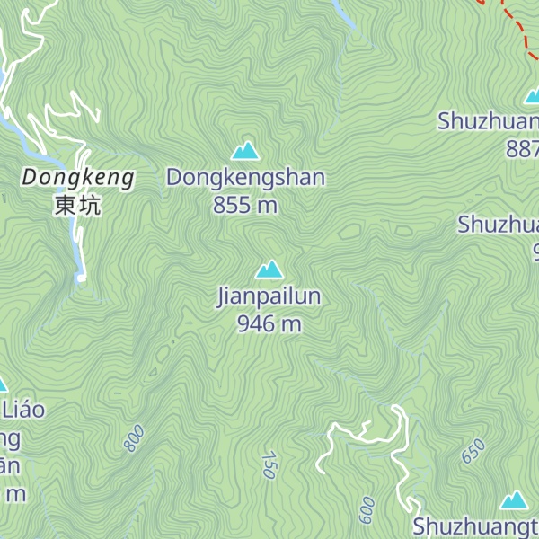 Map of Jianpailun