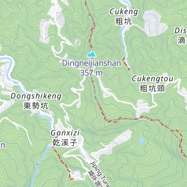 Map of Longmenshanbei