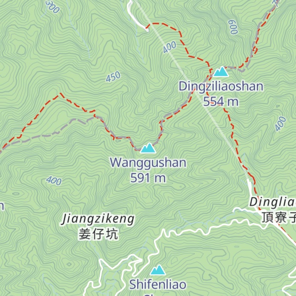 Map of Wanggushan