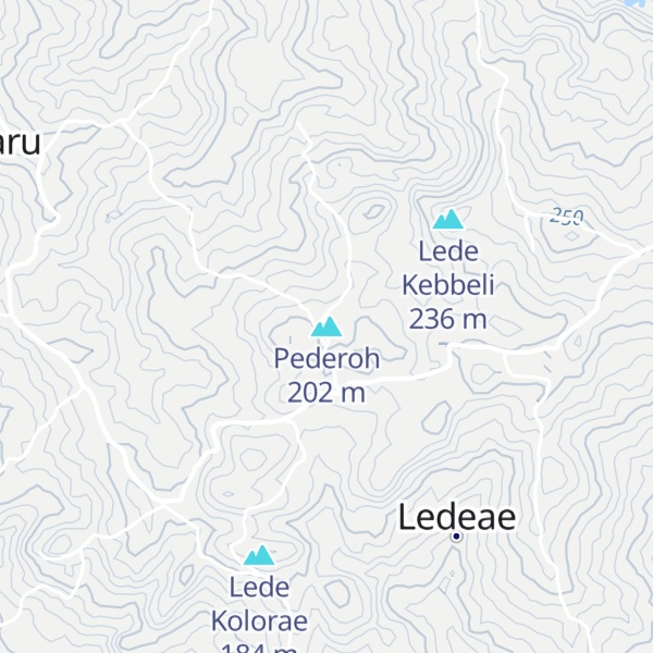 Map of Pederoh