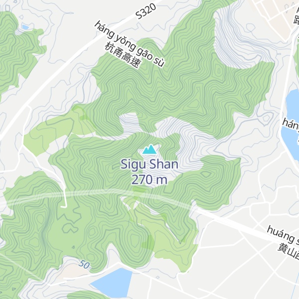 Map of Sigu Shan