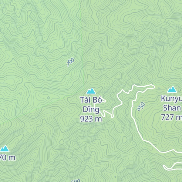 Map of Tài Bó Dǐng