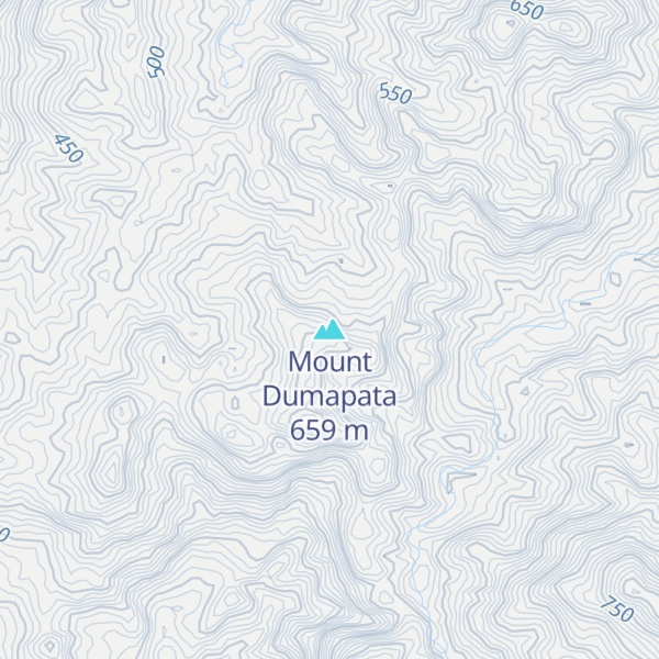 Map of Mount Dumapata