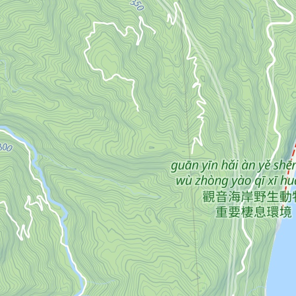 Map of Zhangshu Shan