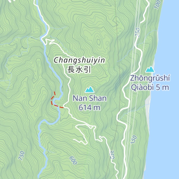 Map of Nan Shan