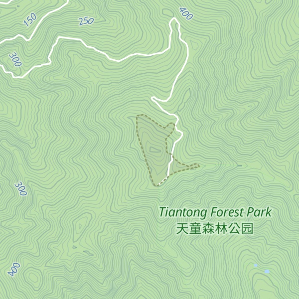 Map of Tàibáishān
