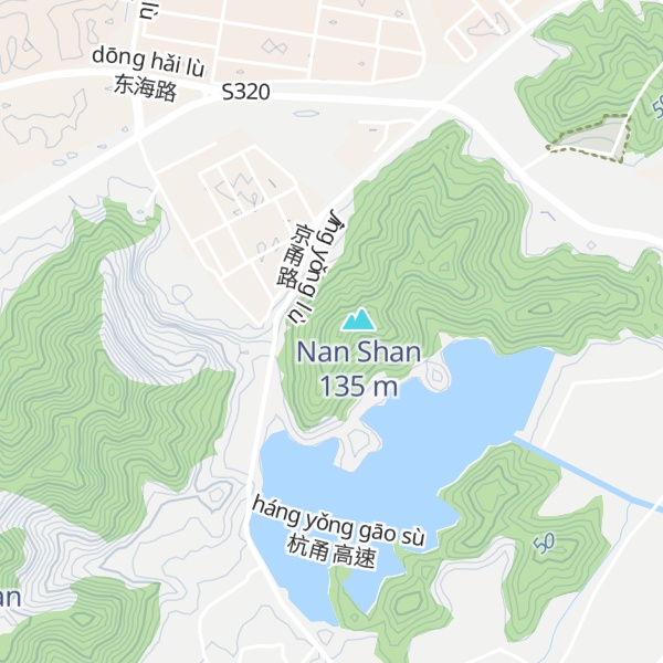Map of Qingliang Shan