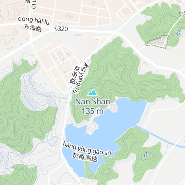 Map of Nan Shan