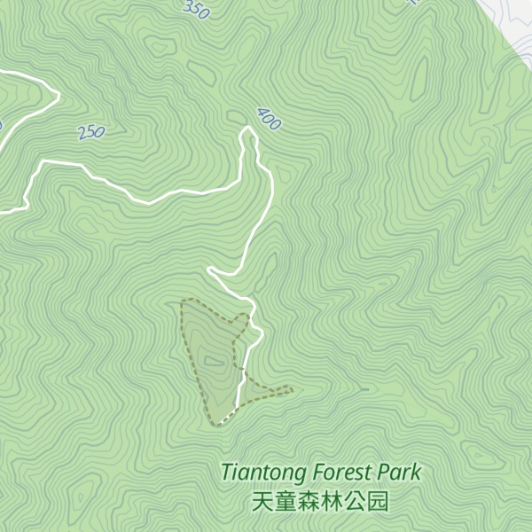 Map of Taibai Shan