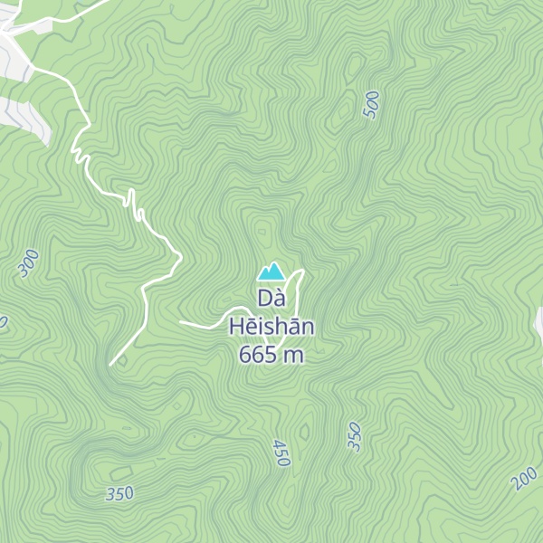Map of Dà Hēishān