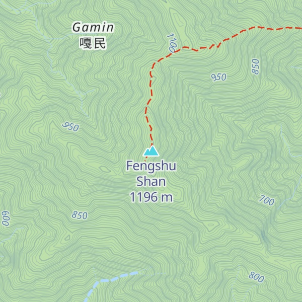 Map of Fengshu Shan