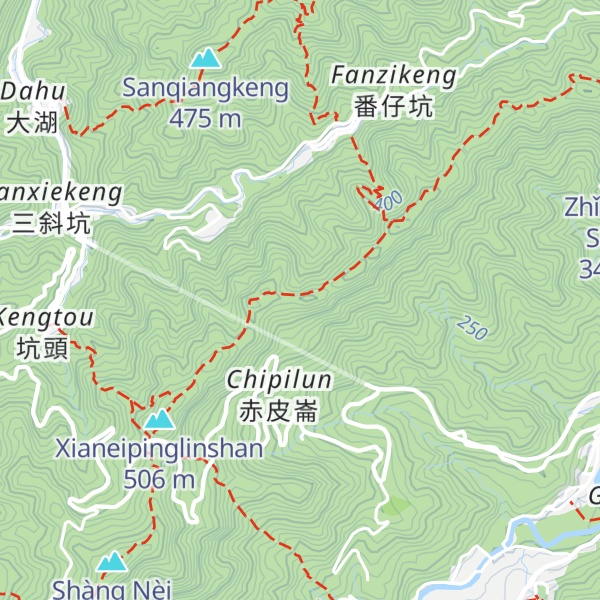 Map of Dakeng Shan