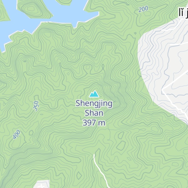 Map of Shengjing Shan