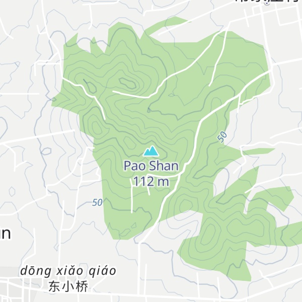 Map of Pao Shan