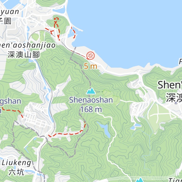 Map of Shenaoshan