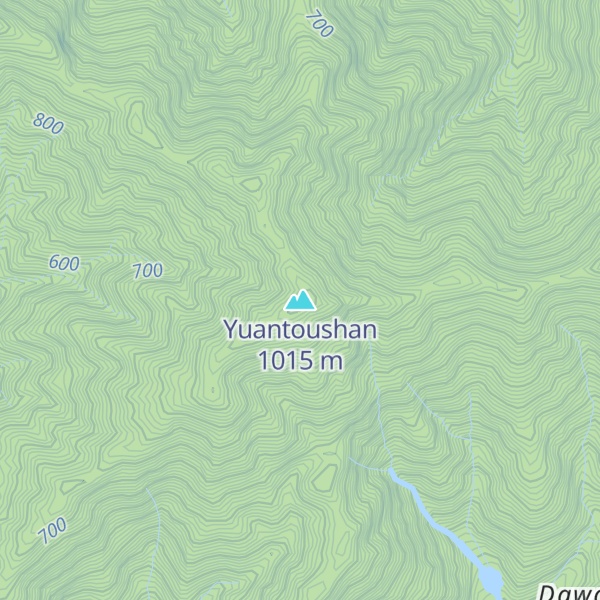 Map of Yuantoushan