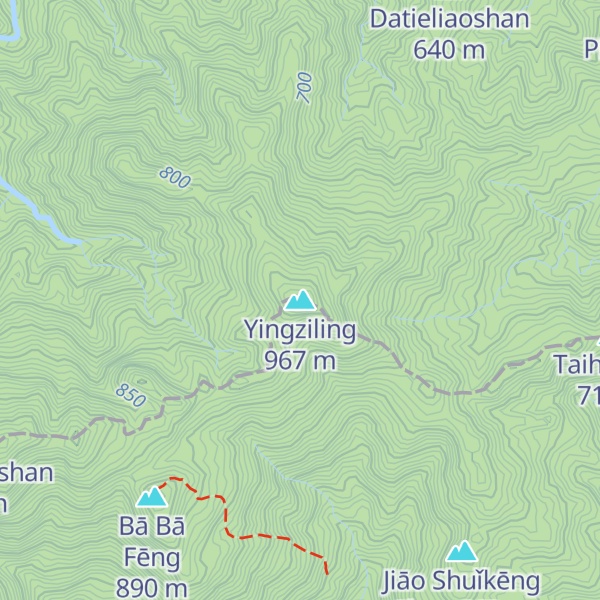Map of Yingziling