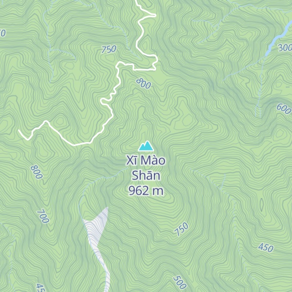 Map of Xī Mào Shān