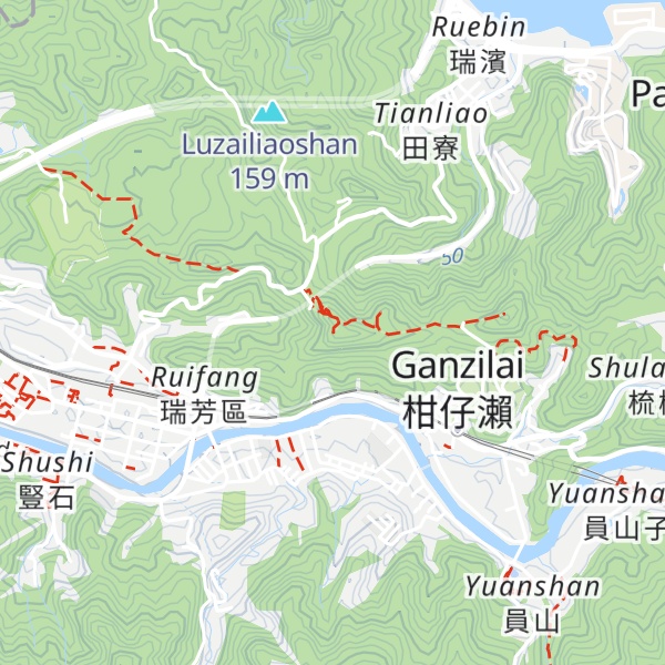 Map of Hsiouchishan