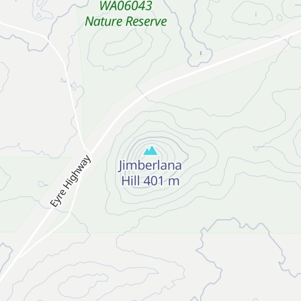 Map of Jimberlana Hill