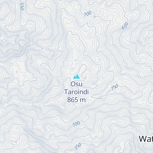 Map of Osu Taroindi