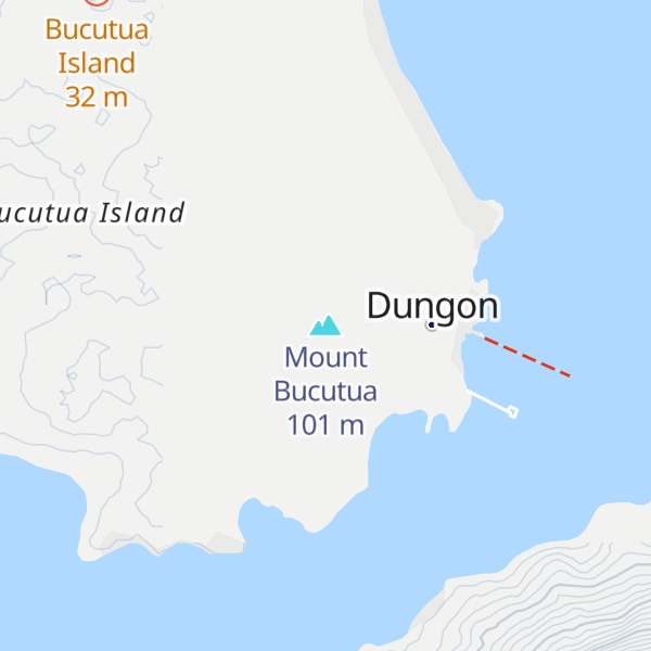 Map of Mount Bucutua