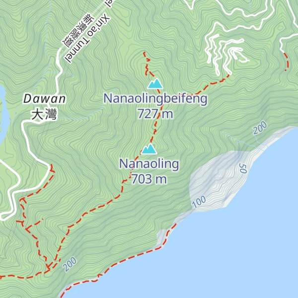 Map of Nanaoling