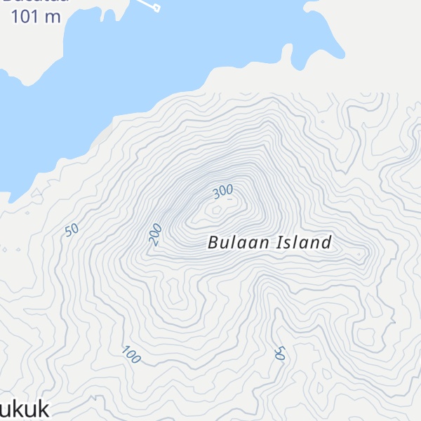 Map of Mount Bulan