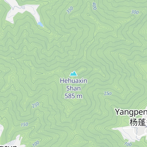 Map of Hehuaxin Shan