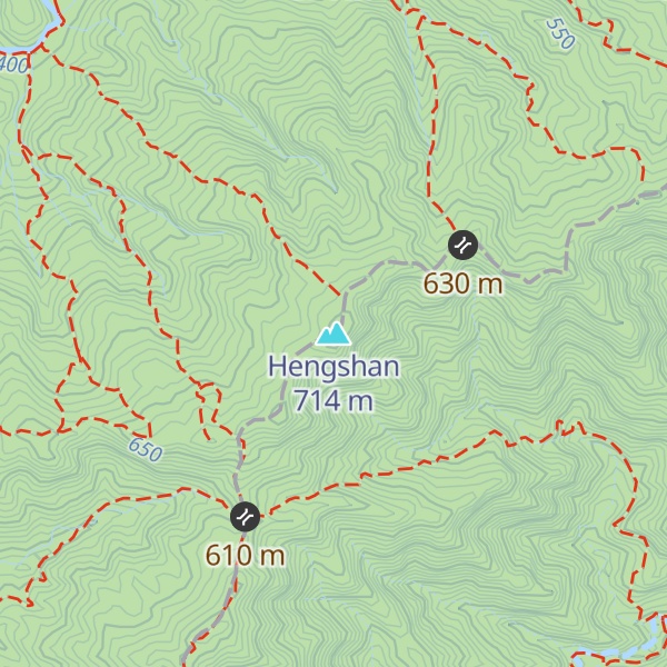 Map of Hengshan
