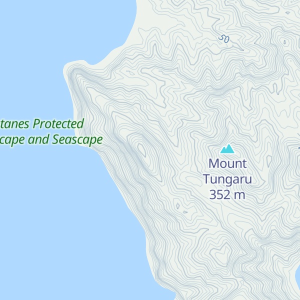 Map of Mount Aharung