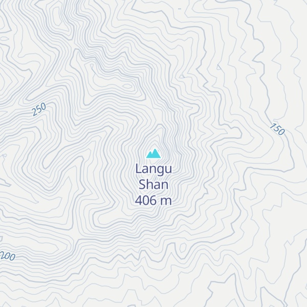 Map of Langu Shan
