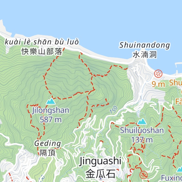 Map of Jilongshandongfeng