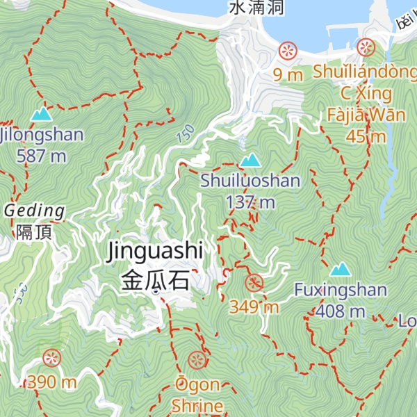 Map of Baoshishan