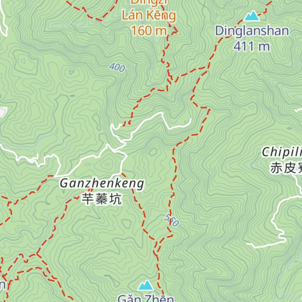 Map of Poziliaoshandongfeng