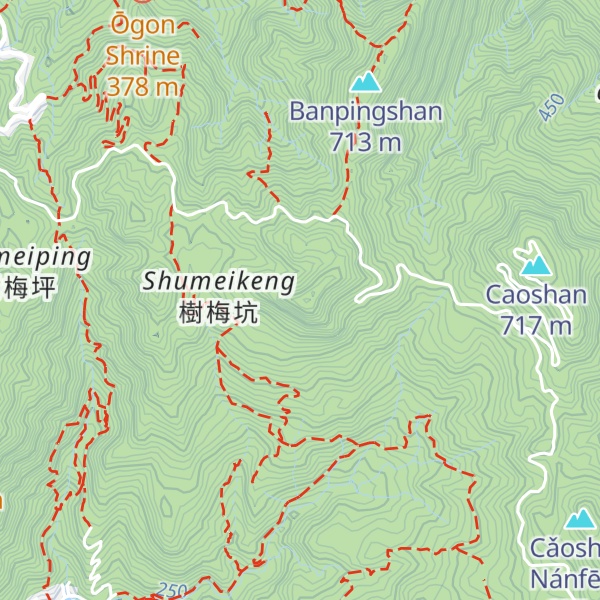 Map of Canguangliaoshan