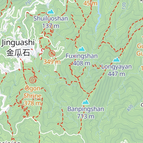 Map of Teapot Mountain