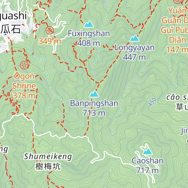 Map of Banpingshan