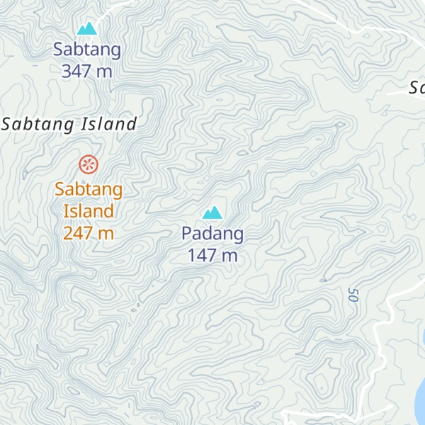Map of Padang