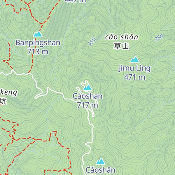 Map of Caoshan