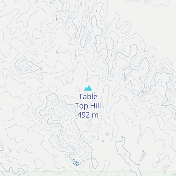 Map of Table Top Hill