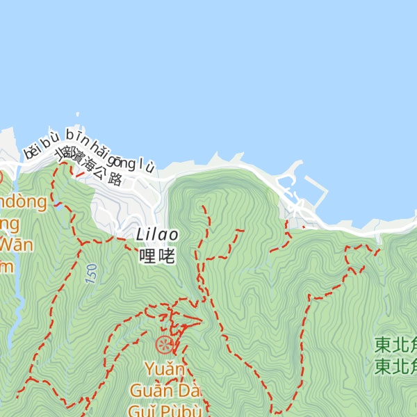 Map of Nanzilinshan