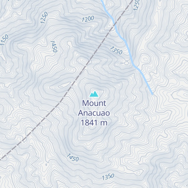 Map of Mount Anacuao